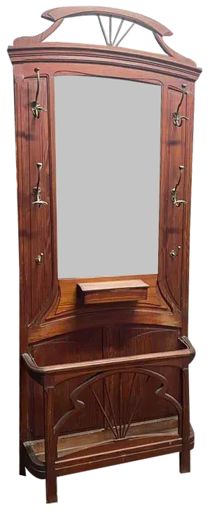 Art Nouveau Cloakroom / Coat Rack