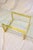 Modern Brass and Glass Coffee Table, 1980s For Sale - Image 3 of 6