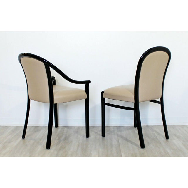 Contemporary Modern Stendig Italian Black Lacquer Curved ...