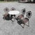 Cast Iron Patio Garden Table and Chairs, Set of 5 For Sale - Image 6 of 18