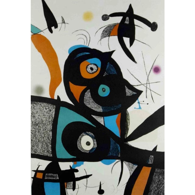 Joan Miró, Oda À Joan Mirò, Original Lithograph, 1973 For Sale - Image 6 of 6