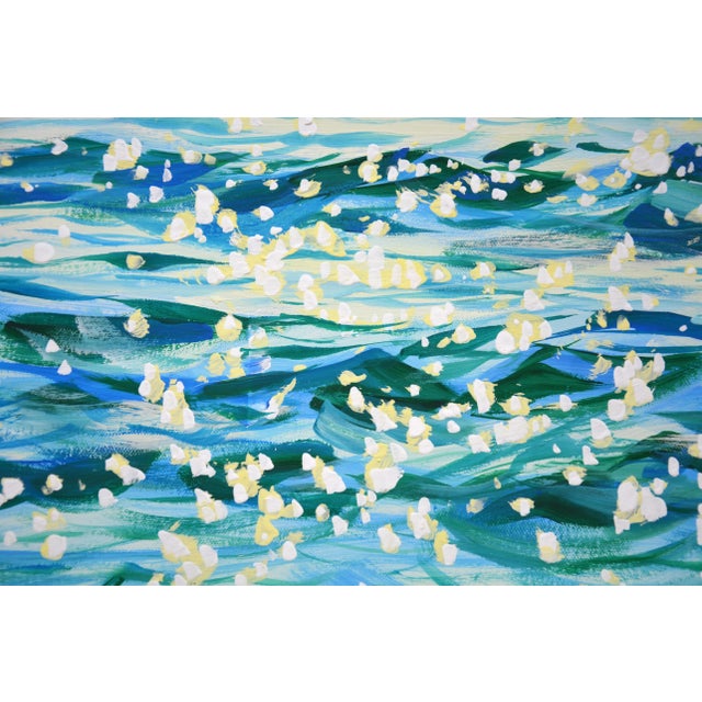 Early 21st Century Fabulous Gentle Sea.Modern Original Painting. For Sale - Image 5 of 12