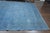 1960s Vintage Persian Handmade Wool Cotton Blue Area Rug For Sale - Image 9 of 11