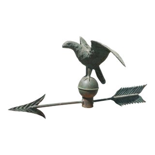 19th Century Hollow Body Eagle Weathervane For Sale