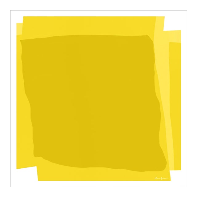 Blocked in Jaune By Dana Gibson, Framed Art Print For Sale