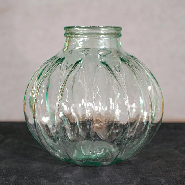 English 1970s Large Vintage English Glass Carboy For Sale - Image 3 of 11