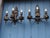 Vintage Rococo Revival Italian 3-Arm Wall Sconces, 1940s, Set of 2 For Sale - Image 4 of 15