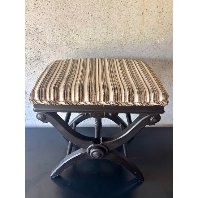 An exceptional antique Victorian piano bench manufactured by L. Postawka & Co. of Boston, Massachusetts, dating to the...