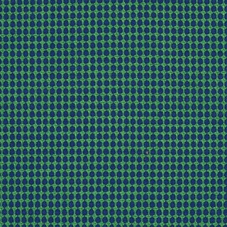 Schumacher Zipster Fabric in Navy & Green For Sale