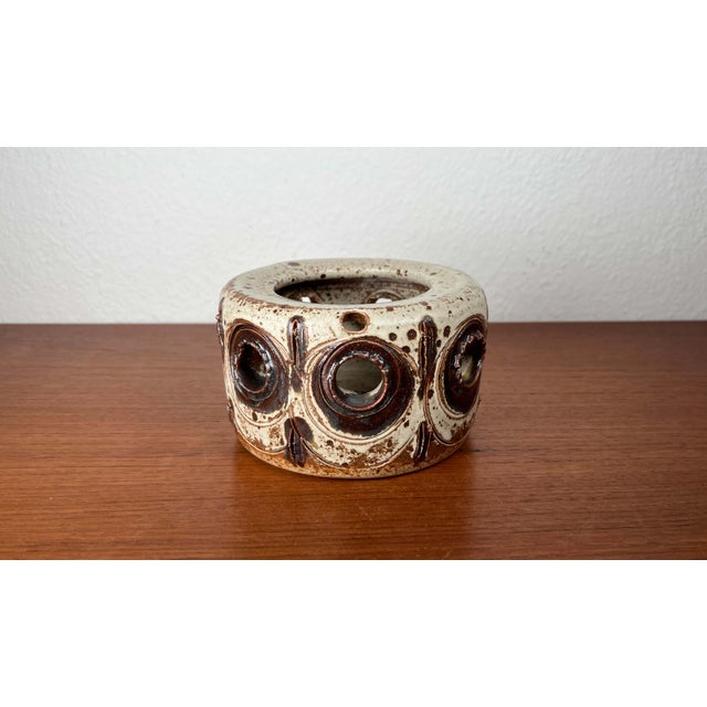 Mid-Century Modern Danish Studio Pottery Candleholder from Tingkeramik, 1960s For Sale - Image 10 of 18