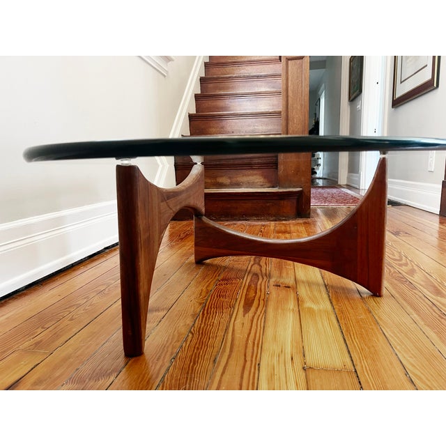 1960s 1960 Mid-Century Modern Walnut Sculptural Coffee Table Attributed to Adrian Pearsall For Sale - Image 5 of 10