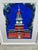Signed Betsy Bates "Independence Hall" Original signed serigraph depicts Independence Hall in bright red, white, blue and...