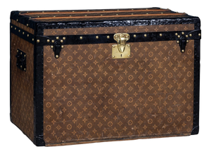 Antique Trunk in Woven Canvas from Louis Vuitton, 1900