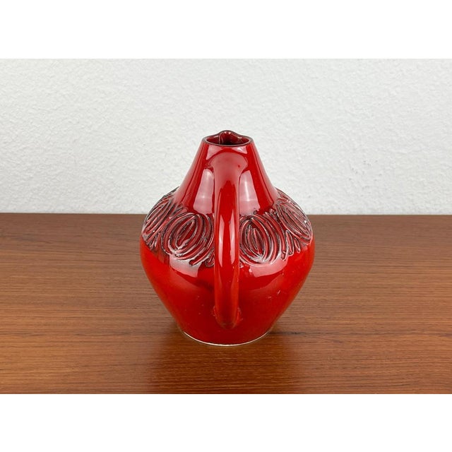 Mid-Century Italian Ceramic Carafe Vase, 1960s For Sale - Image 4 of 18