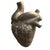 Mexican Mexican Black Clay Heart For Sale - Image 3 of 4