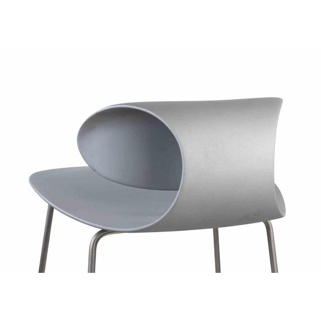 Grey Maxima Stools by William Sawaya and Paolo Moroni, Italy, 1990s, Set of 9 For Sale - Image 4 of 9