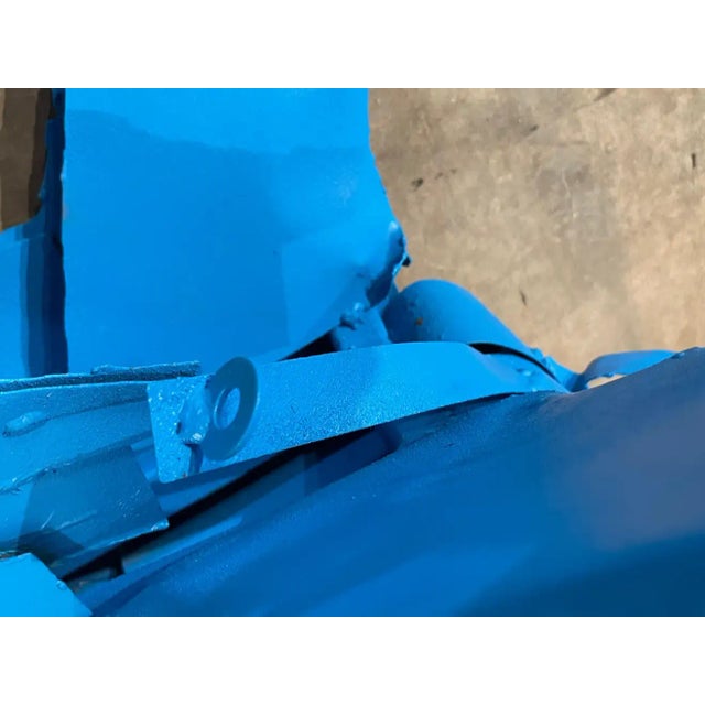 Pop Art Garden Fountain/ Sculpture of a Standing Blue Dog Chairish