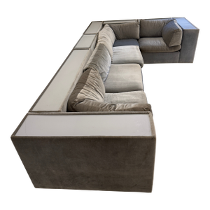 1970s Light Up Milo Baughman Couch for Thayer Coggin Modular Sectional