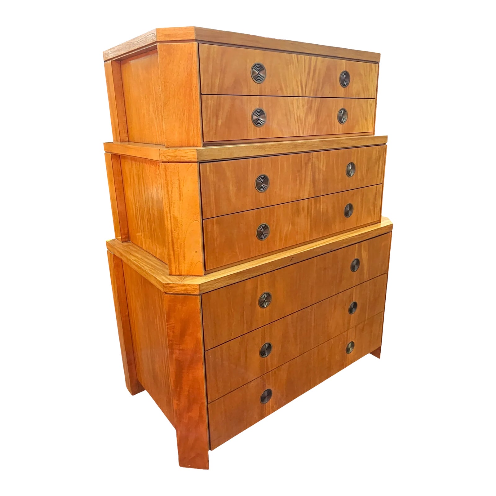 美品 ベーカー「ThePfisterCollection」プリマヴェラ チェスト Vintage Charles Pfister Primavera Triple Chest-On-Chest by Baker