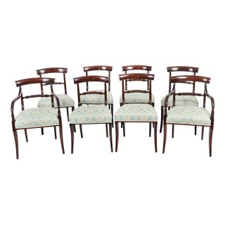 Antique Regency Scottish Dining Chairs, 1820, Set of 8 For Sale