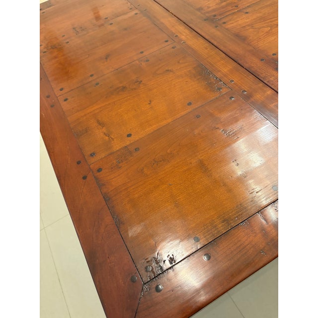 Late 20th Century Nicholas James Ltd. London Custom English Dining Set — Refectory Table With 8 George II Chippendale Mahogany Chairs For Sale - Image 11 of 16