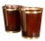 Regency Mahogany and Brass Banded Plate Buckets - a Pair For Sale - Image 11 of 12