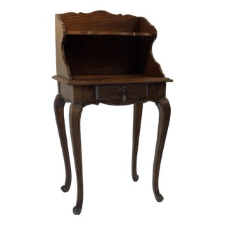 Vintage French Telephone Stand Side Table For Sale