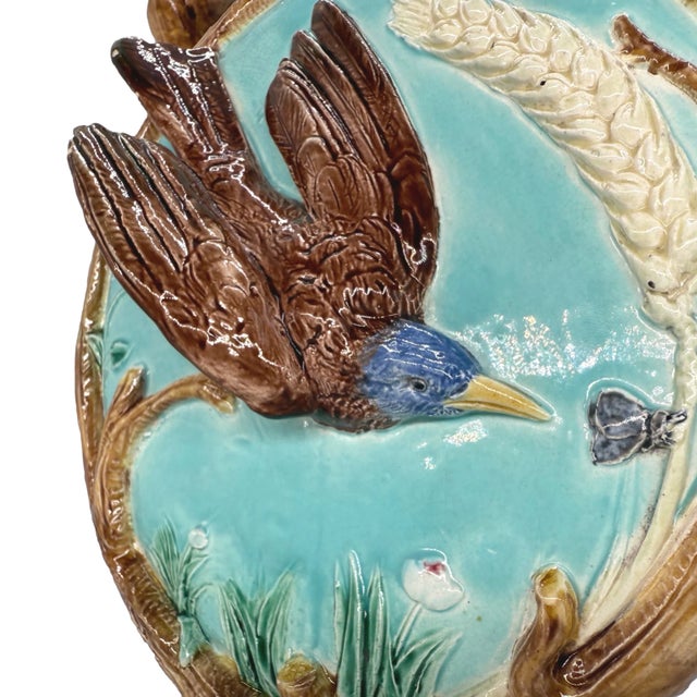 Ceramic A Large Joseph Holdcroft Rustic Jug, Twigs and Branches With Birds, Ca. 1875 For Sale - Image 7 of 12