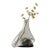 Natural Stone Crystal Vase – Wabi Sabi Sculptural Decor For Sale