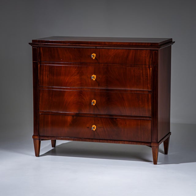 Antique Biedermeier Writing Chest, 1820 For Sale - Image 14 of 14