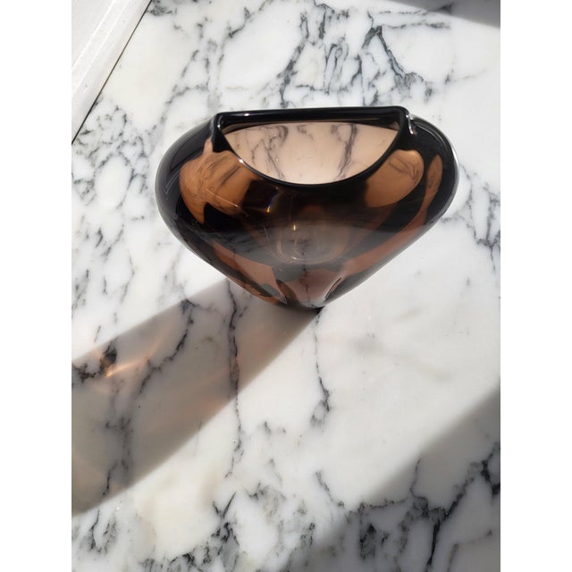 Mid-Century Modern Czech Glass Vase by Miroslav Klinger, 1970s For Sale - Image 3 of 7