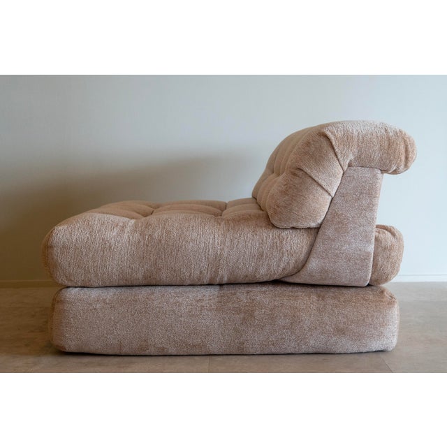 Blush 1970's Roche Bobois Mah Jong Modular Sofa by Hans Hopfer (15 Pieces) For Sale - Image 8 of 14