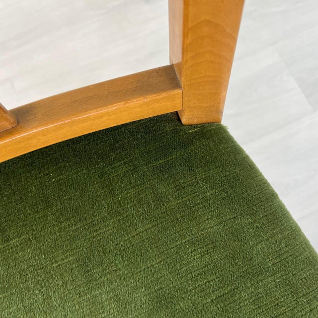 Textile Scandinavian Mid-Century Modern Dining Chairs – Set of 5 For Sale - Image 7 of 12