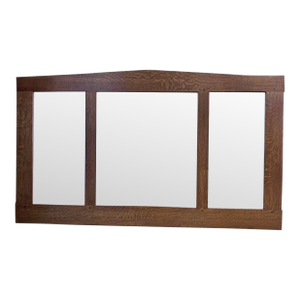 Stickley Mission Collection Oak Three Glass Mirror