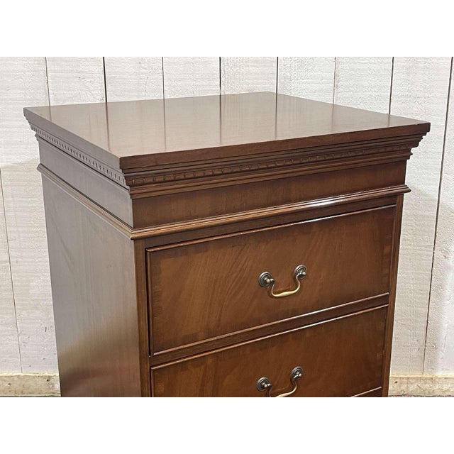 English Mahogany Chest of Drawers, 1950s For Sale - Image 5 of 14