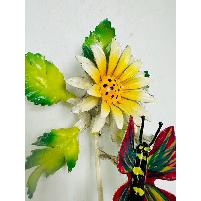 1950s Vintage Italian Tole Wall Hook For Sale - Image 5 of 7