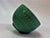 Small light green Nils Thorsson decorative vintage textured Aluminia / Royal Copenhagen Marselis bowl / vase #2644 from...