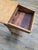 A beautifully constructed early 20th-century American country primitive child's school desk. Crafted from solid wood with...