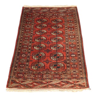 Vintage Bukhara Rug, Turkmenistan For Sale