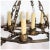 Medieval Style Gilt Forged Iron 12-light Chandeliers - a Pair For Sale - Image 11 of 13