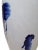 Modern Blue and White Brushstroke Porcelain Vase For Sale - Image 9 of 12