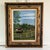 American folk art painting of an idyllic farm scene and horses, embodies the spirit of American folk art, likely created...