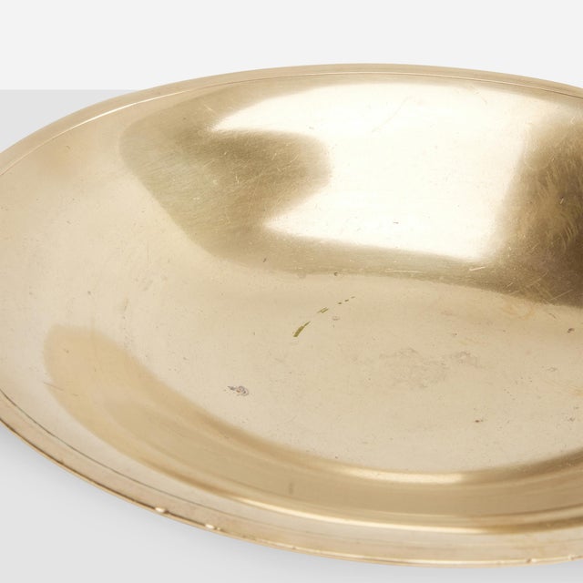 Just Andersen Polished Bronze Dish by Just Andersen Model # LC 1385 For Sale - Image 4 of 7