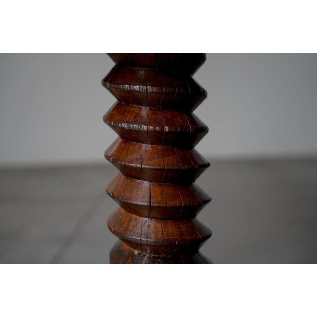 Wood Rustic Side Table, France, 1950s For Sale - Image 7 of 9