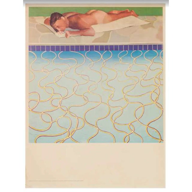 David Hockney, Sunbather, 1970, Lithograph For Sale