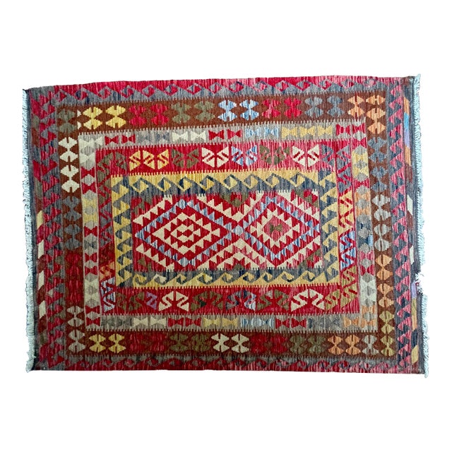 Vintage Abc Carpet Home Couch Cover Tribal Tapestry Throw 90s For Sale