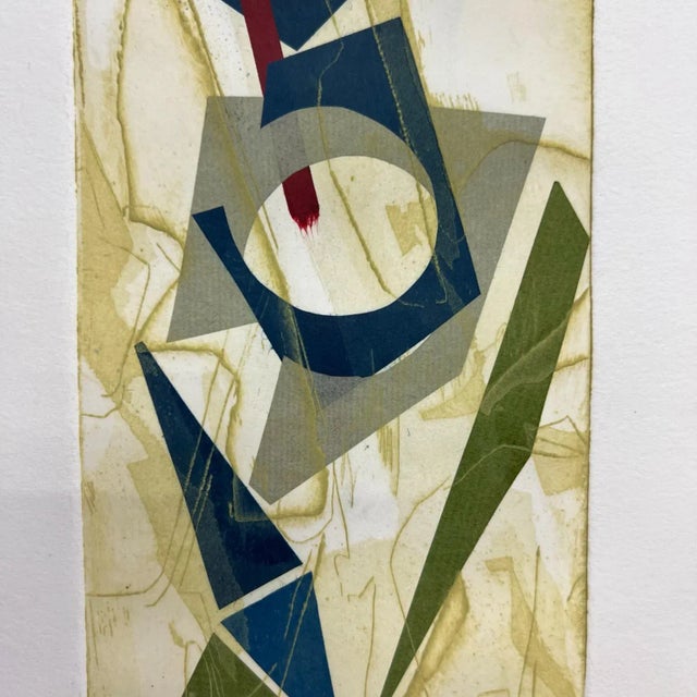 1990s Abstract Modern Signed Color Artwork on Paper For Sale In San Diego - Image 6 of 8