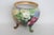 French Style Footed Porcelain Jardiniere Hand Painted Green With Flowers 4998b For Sale - Image 12 of 13