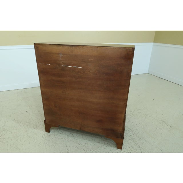 1950s Colonial Edison Institute Inlaid Cherry Slant Front Desk For Sale - Image 9 of 13