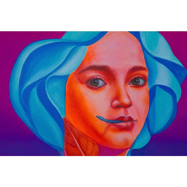 This painting is one of the works from the "Fetishes" series that Natasha Lelenco created throughout the year 2022 to be...